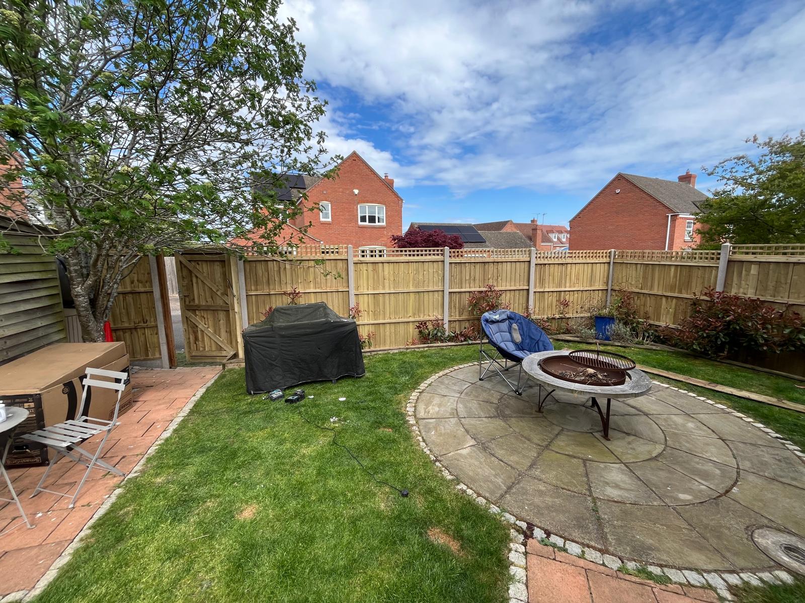 Finished garden enclosure project photo